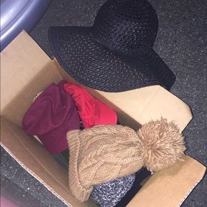 Box of assorted hats must take all